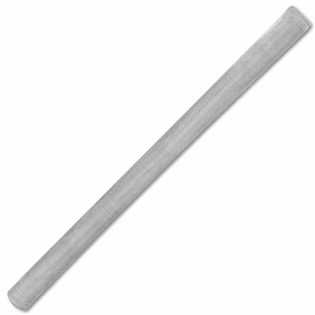 Aluminum Mesh Screen 39.4"x196.9" Silver S3654