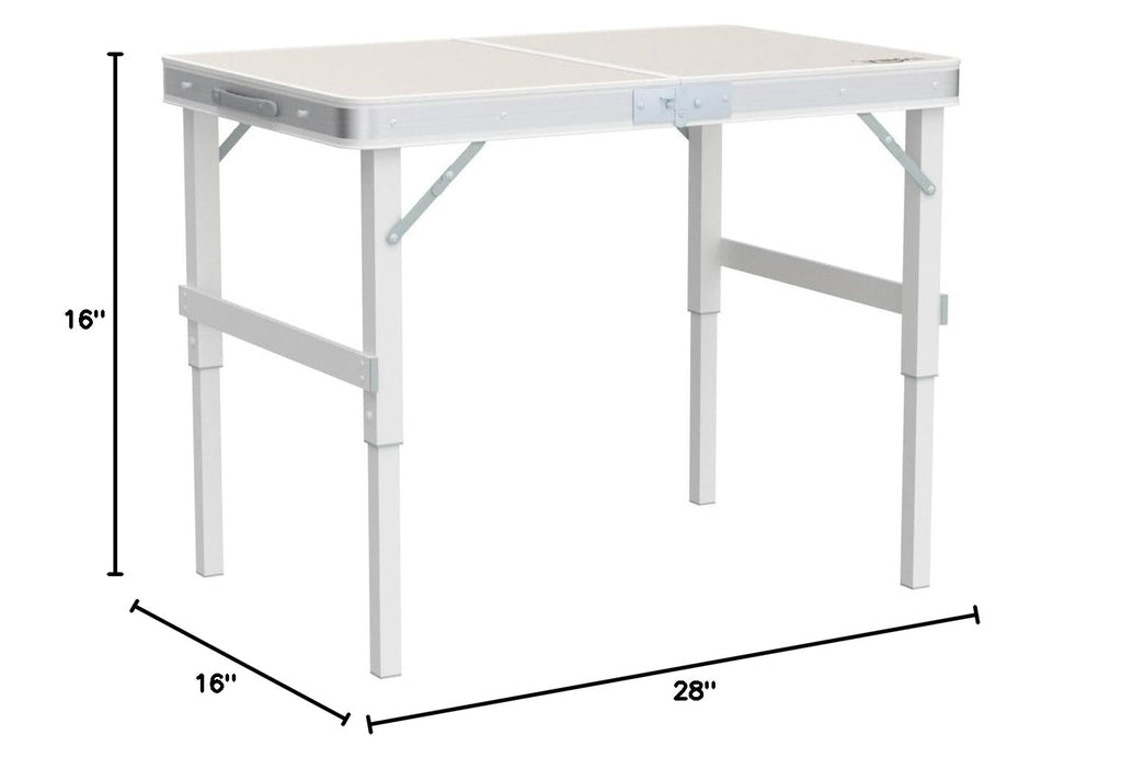 3FT Adjustable Height Aluminum Folding Camping Table X979