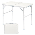 3FT Adjustable Height Aluminum Folding Camping Table X979