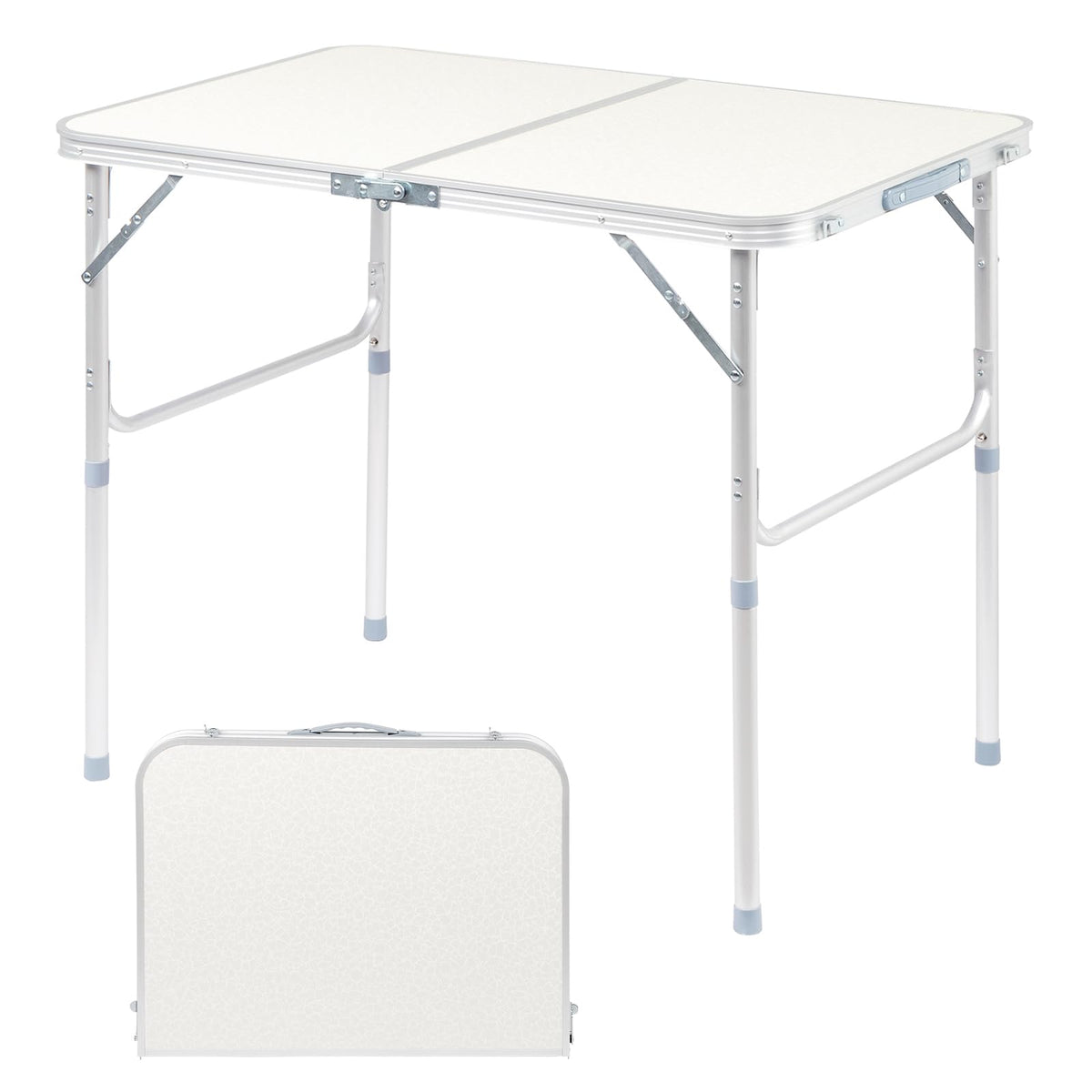 3FT Adjustable Height Aluminum Folding Camping Table X979