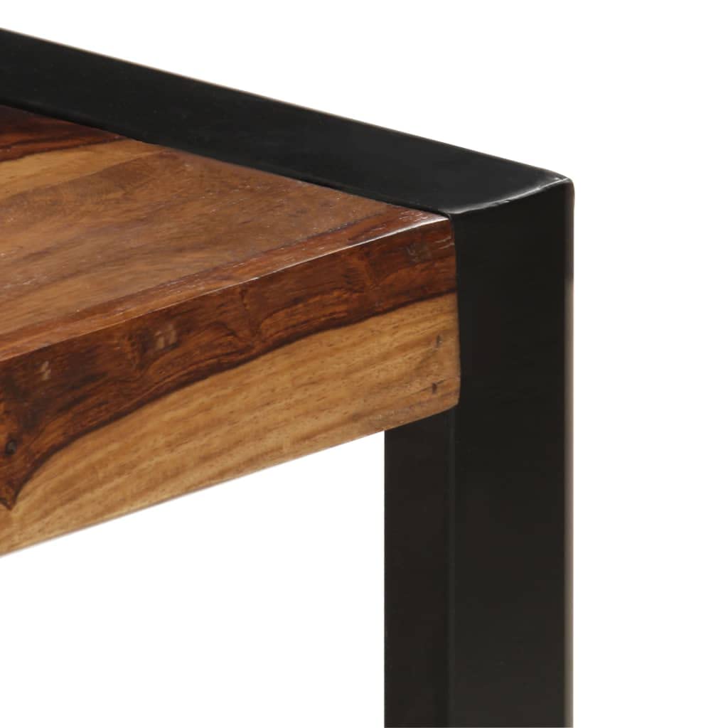 Brown Solid Sheesham Wood Rectangular Coffee Table X2552