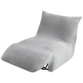 Light Gray Velvet Oversized Recliner Chair Cover F7252