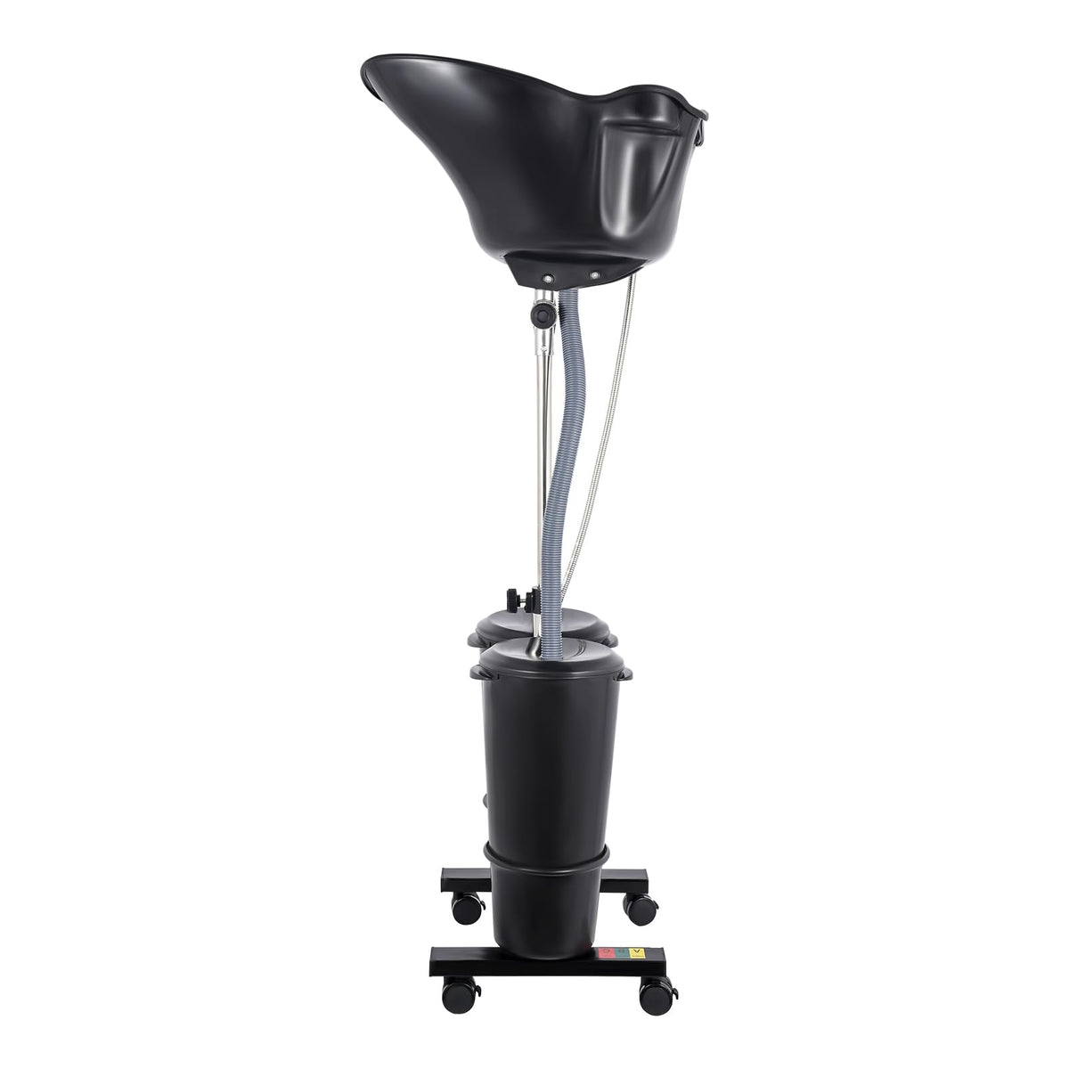 Portable Shampoo Bowl Electric Pump 2 Buckets Height Adjustable Q27861