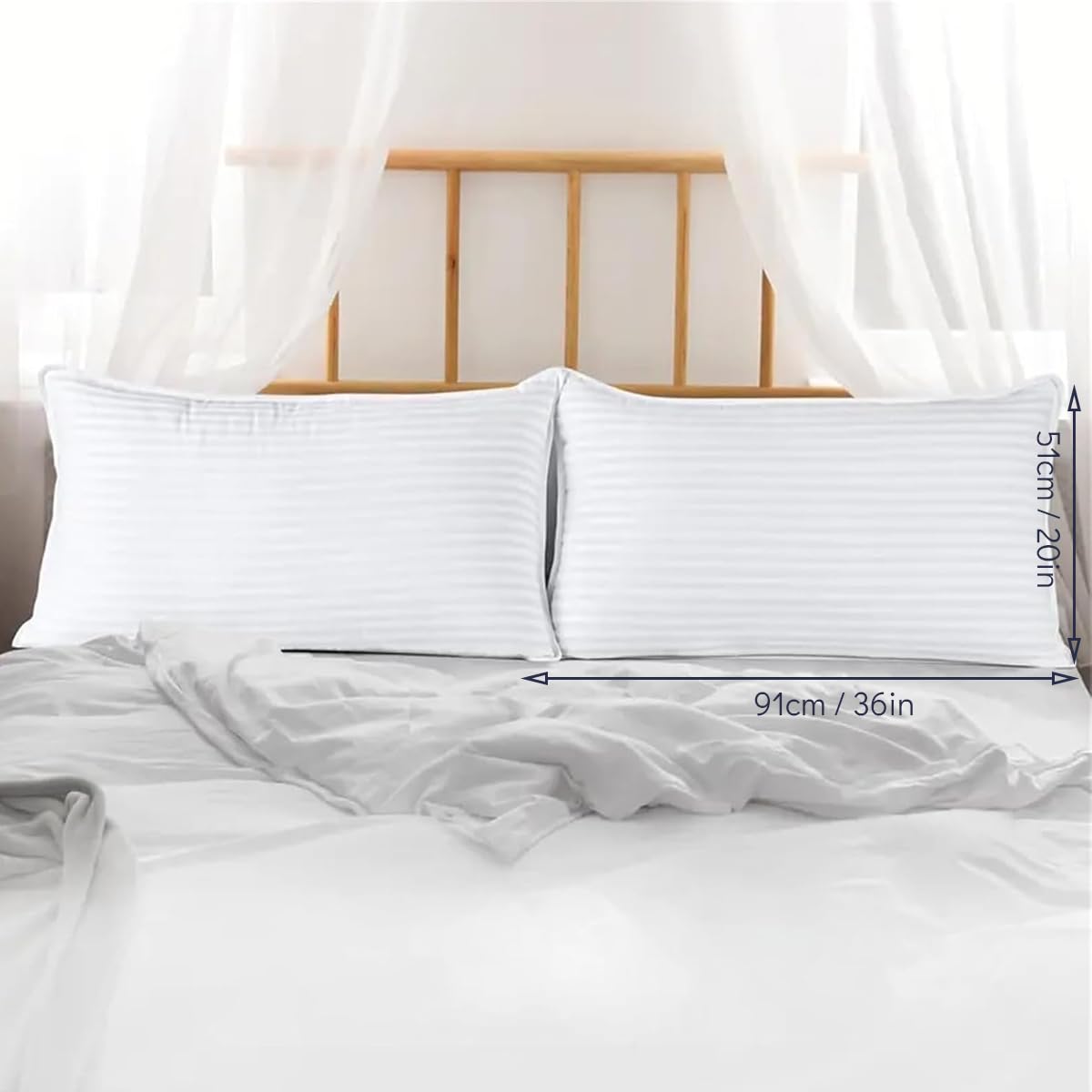 Standard Size Bed Pillows A6378