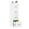 4 Drawer Metal File Cabinet with Lock T293