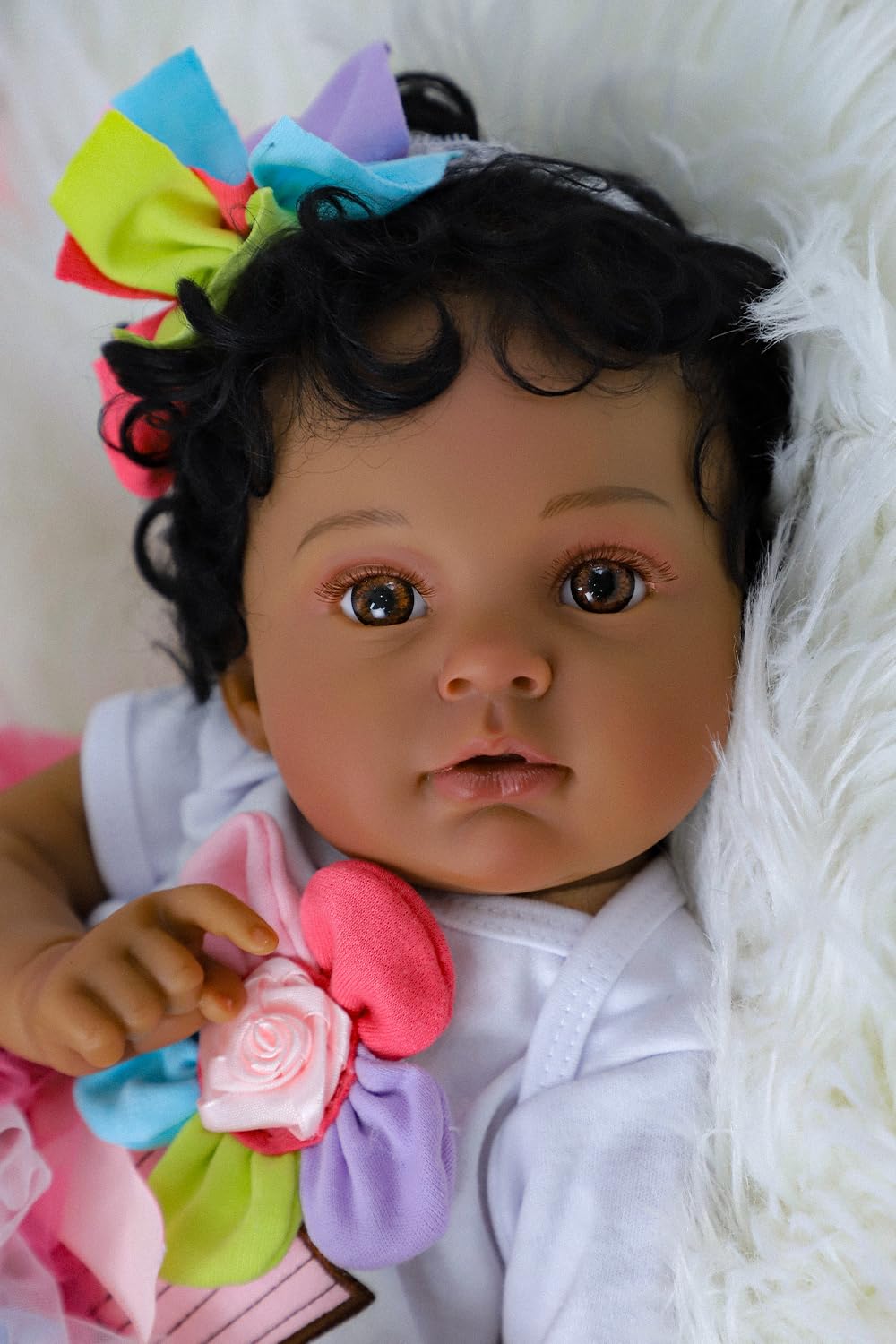 Black 20 Inch Reborn Baby Doll G44729