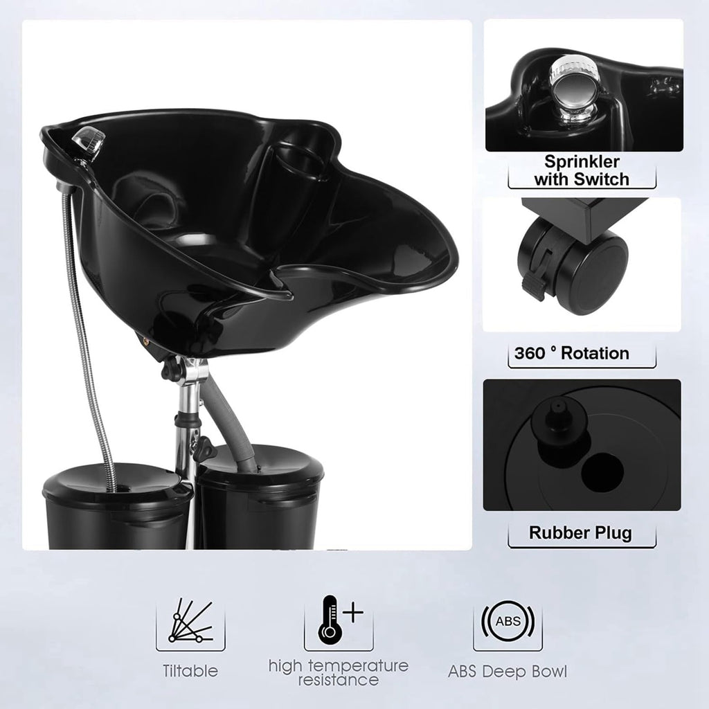 Portable Shampoo Bowl with Electric Pump H603