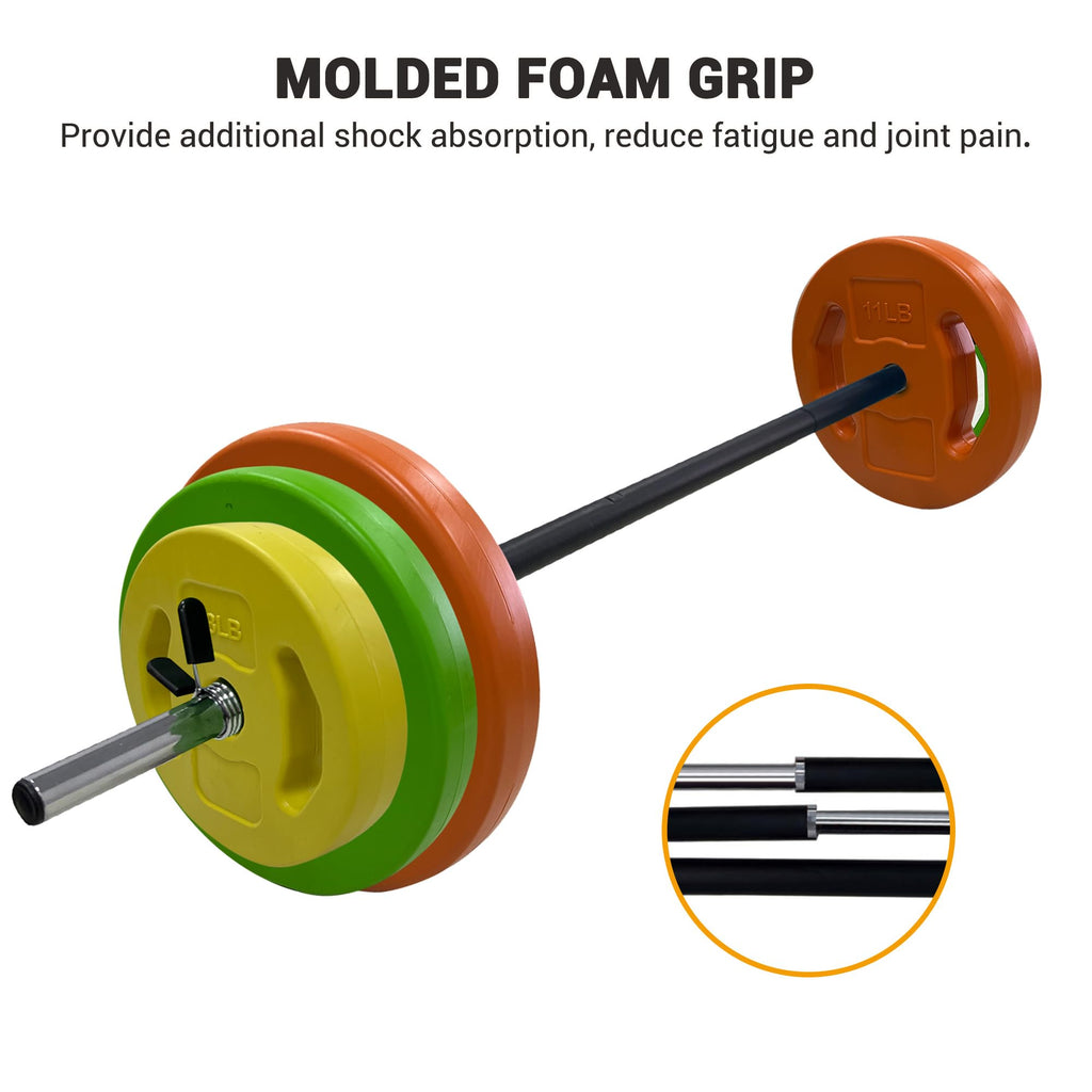 40 LBS Adjustable Barbell Weight Set E42999