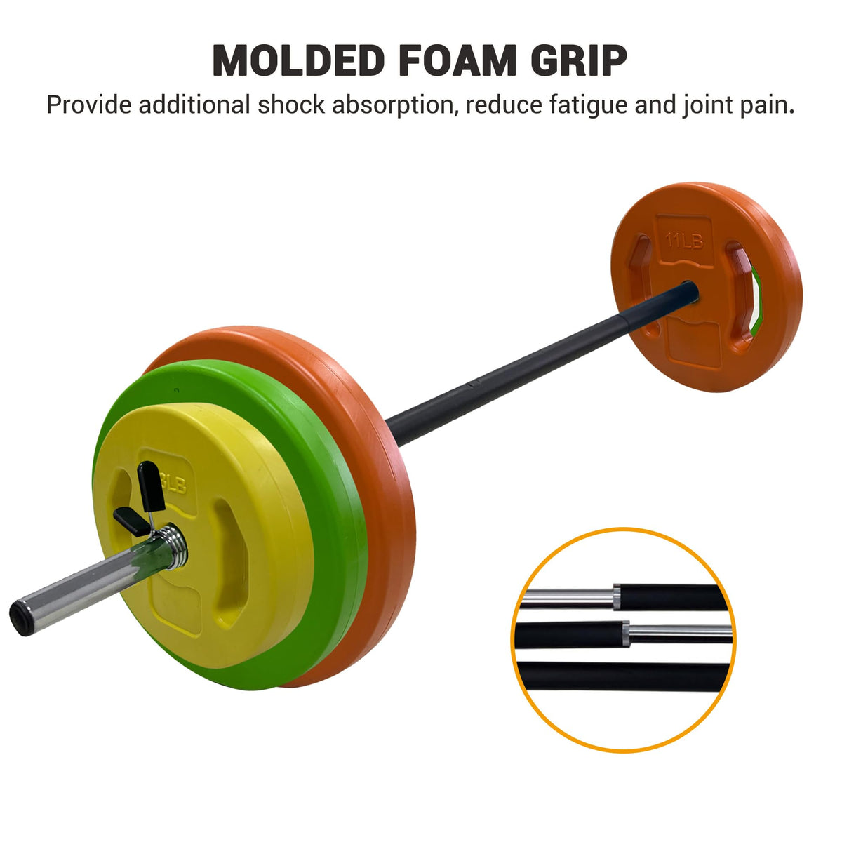 40 LBS Adjustable Barbell Weight Set E42999
