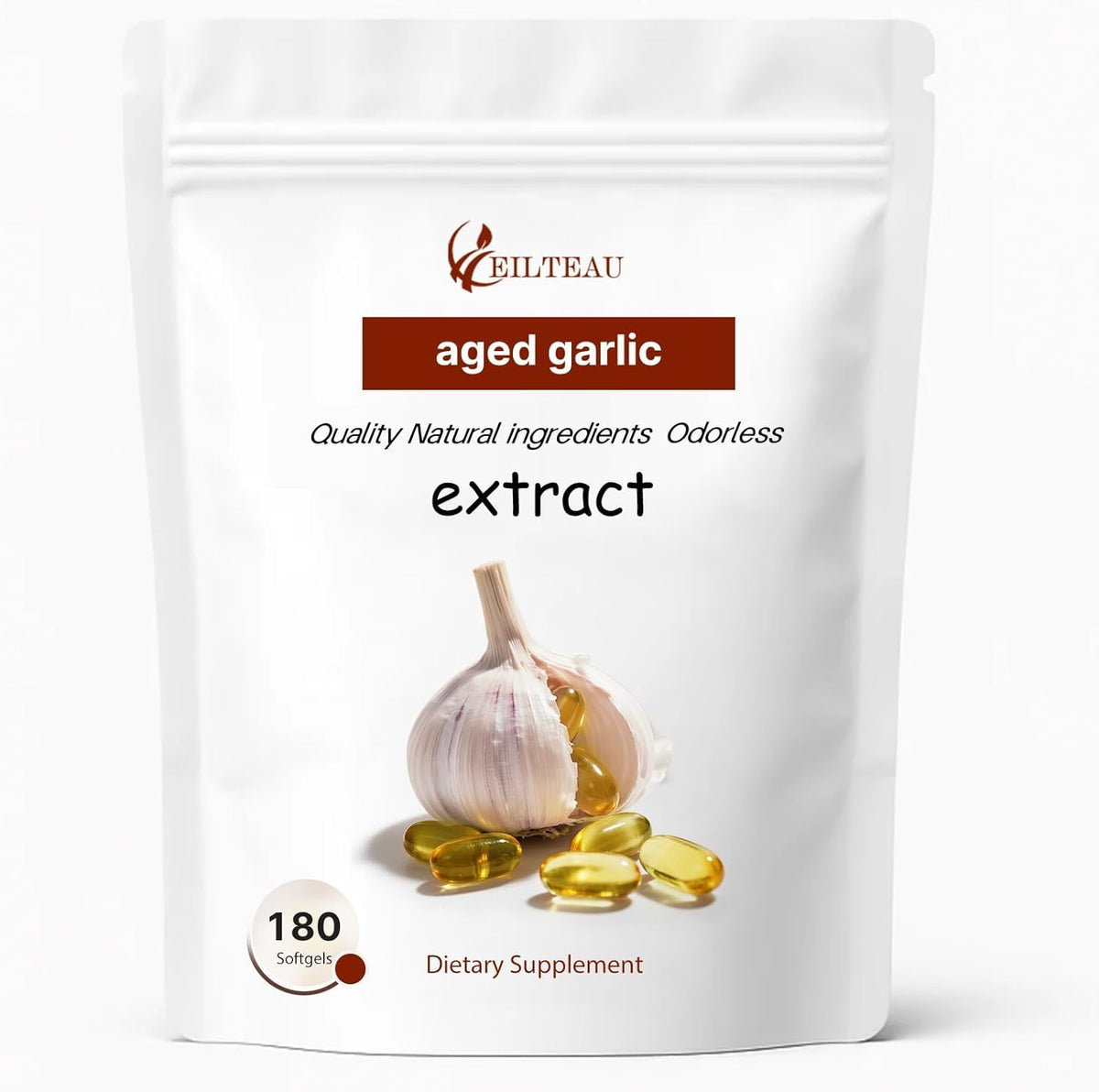 Odorless Aged Garlic Extract 180 Softgels Q4887