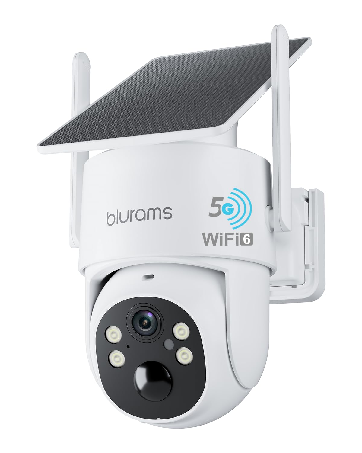 4MP Pan/Tilt Wireless Outdoor Security Camera with Solar Panel U141798