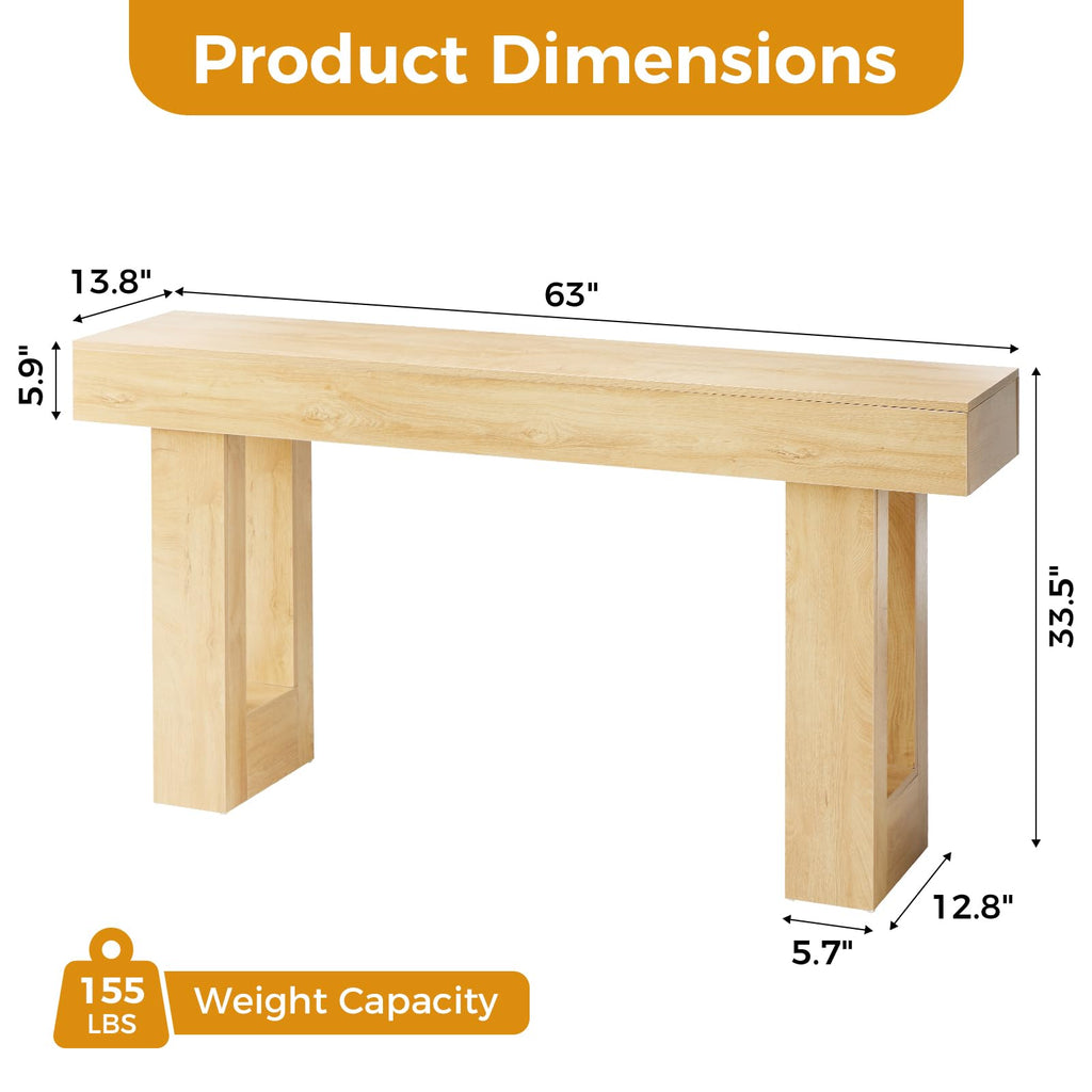 63" Narrow Console Table Z714