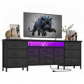 70 Inch Dresser TV Stand with Drawers and Outlet S252