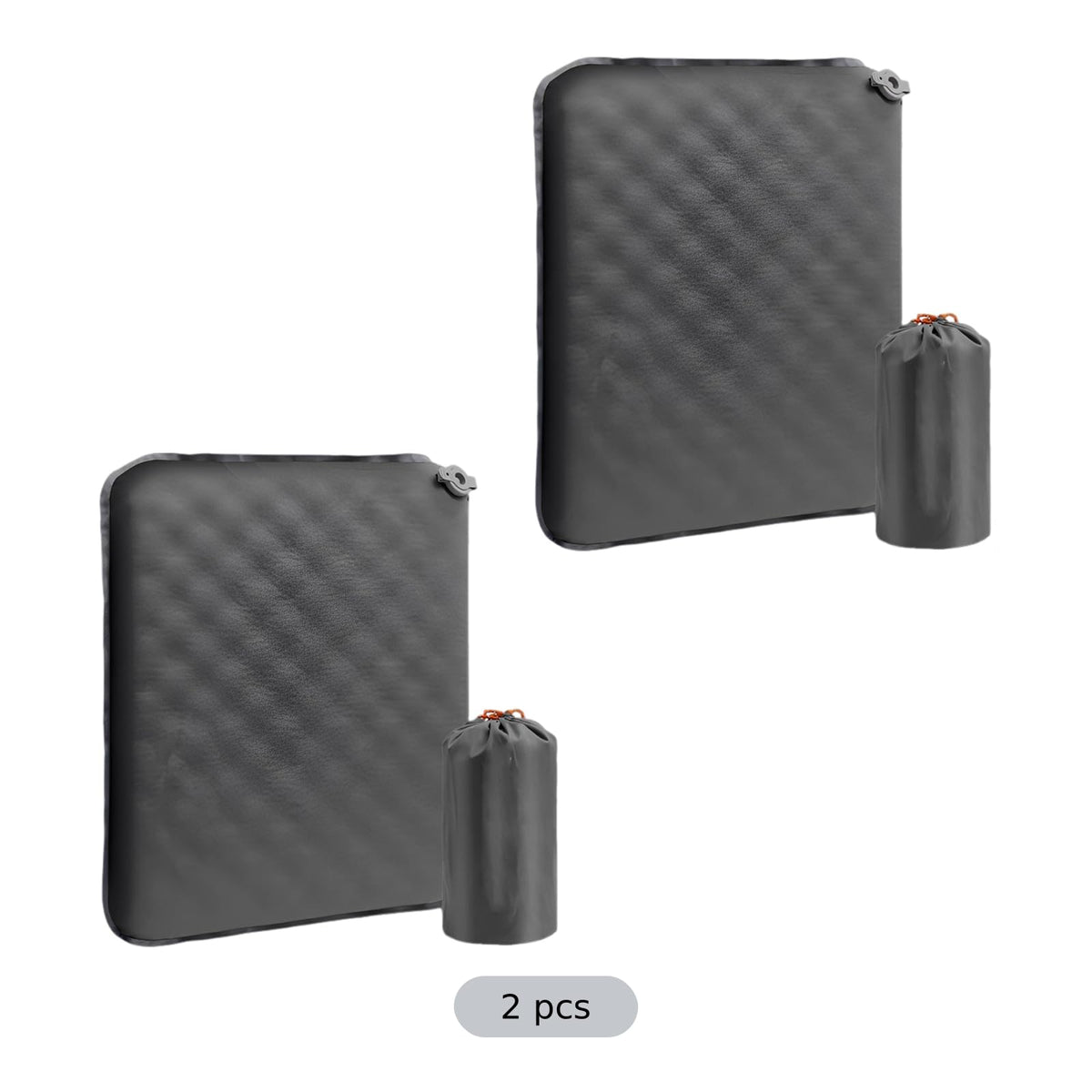 2 Pcs Inflatable Seat Cushion, 16.9 x 13 in Nylon TPU T187