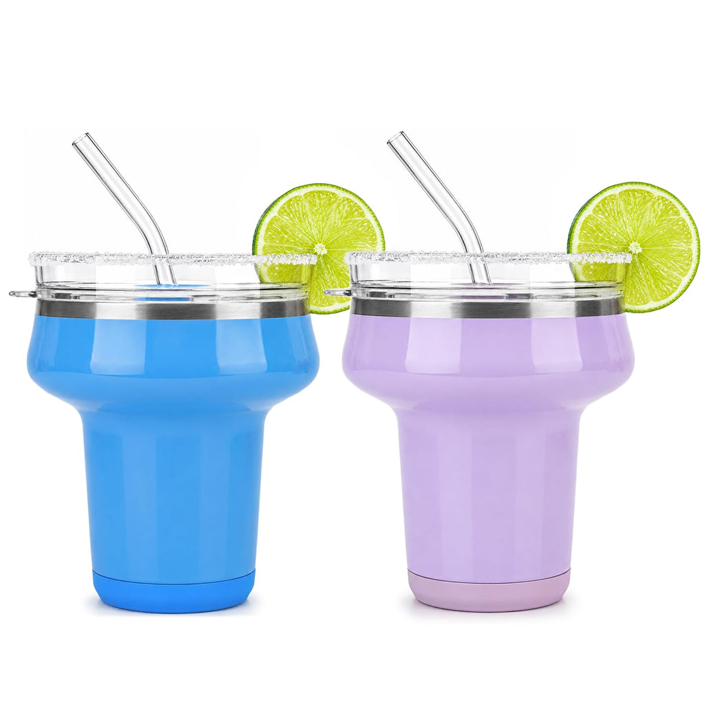 16oz Insulated Tumbler with Lid & Straws M40592