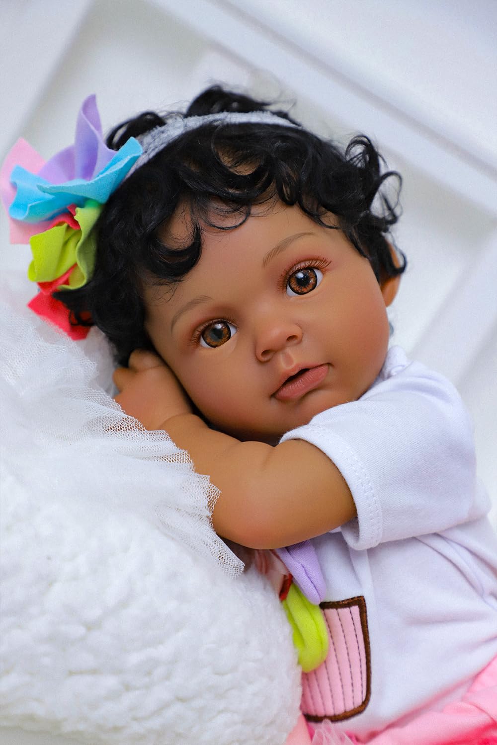 Black 20 Inch Reborn Baby Doll G44729