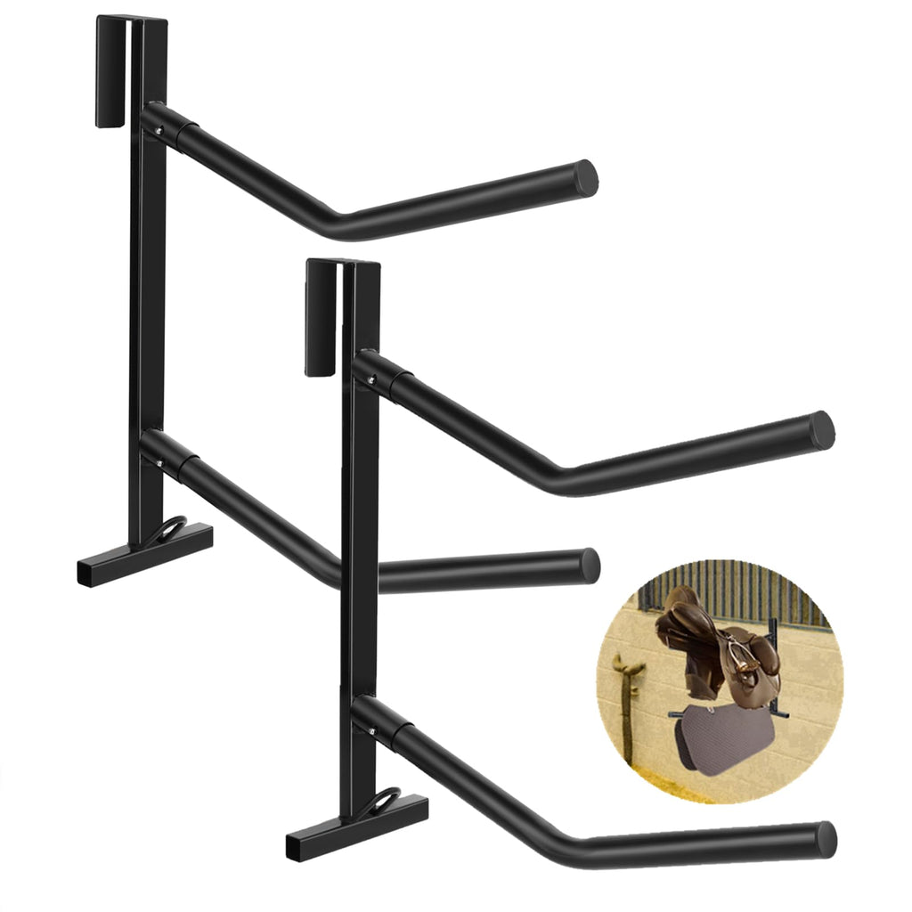 2 Pack Heavy Duty Portable Saddle Rack T9919