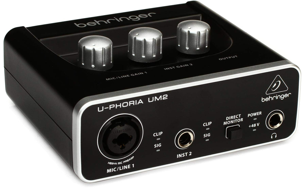 2x2 USB Audio Interface with Mic Preamplifier M828545