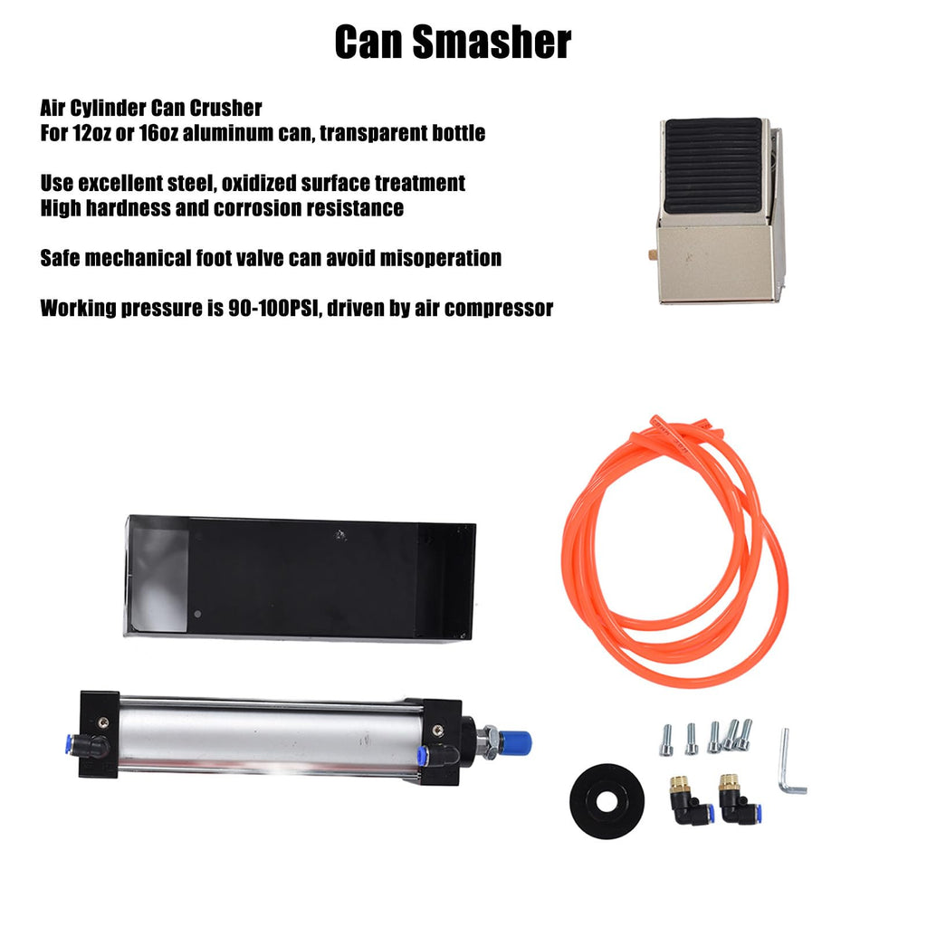 Pneumatic Can Crusher with Foot Valve Z28924
