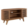 Mid-Century Modern Corner Media TV Stand G5958