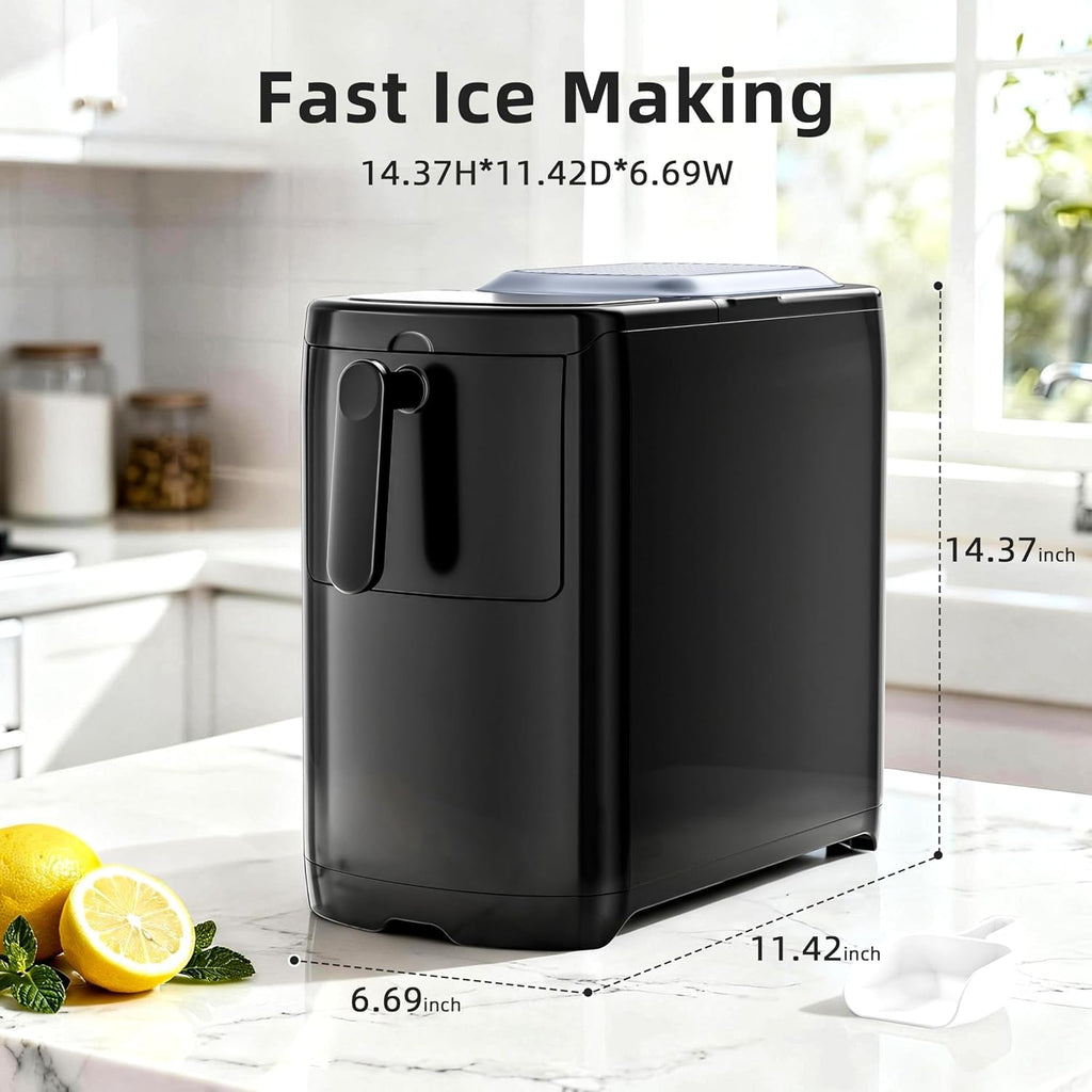 Black Countertop Ice Maker Machine V34231
