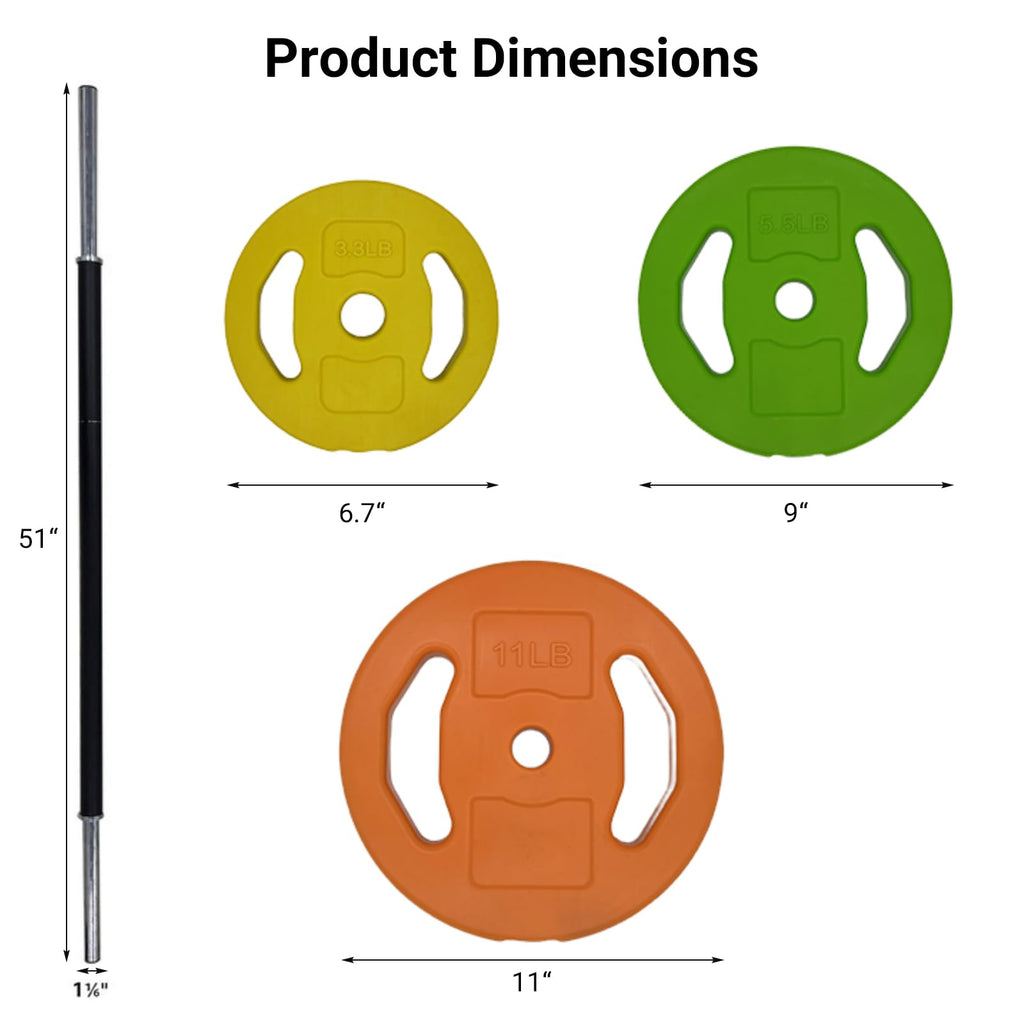 40 LBS Adjustable Barbell Weight Set E42999