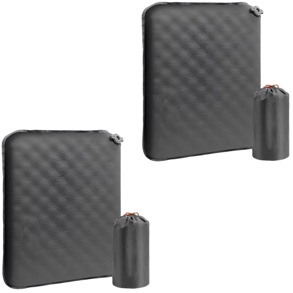 2 Pcs Inflatable Seat Cushion, 16.9 x 13 in Nylon TPU T187