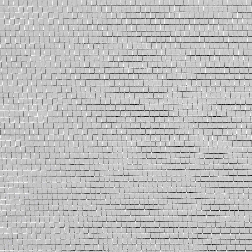 Aluminum Mesh Screen 39.4"x196.9" Silver S3654