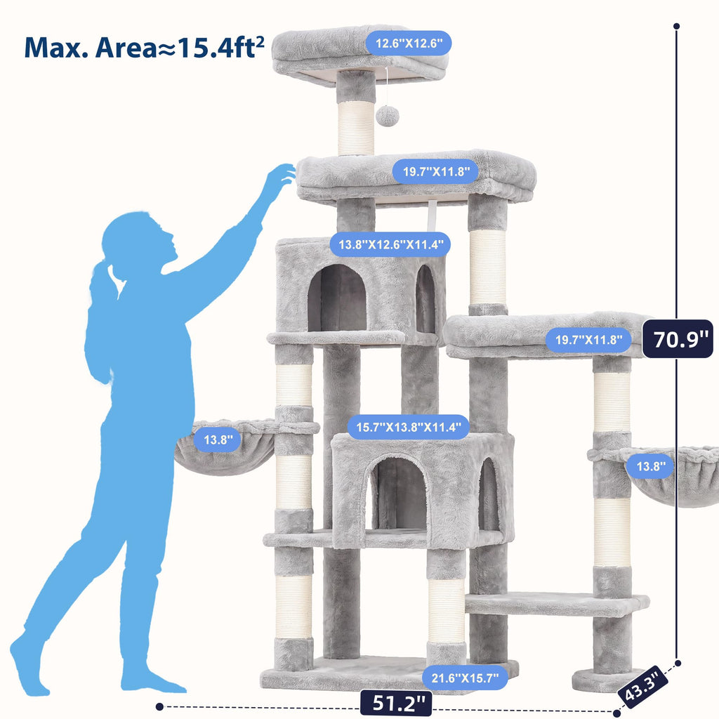 Cat Tree Tower with 3 Platforms S1685