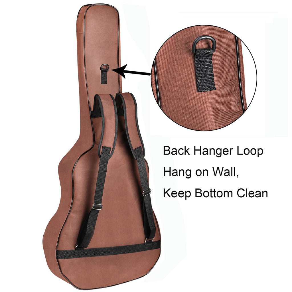 40 41 42 Inches 6 Pockets Waterproof Oxford Cloth Guitar Bag O234