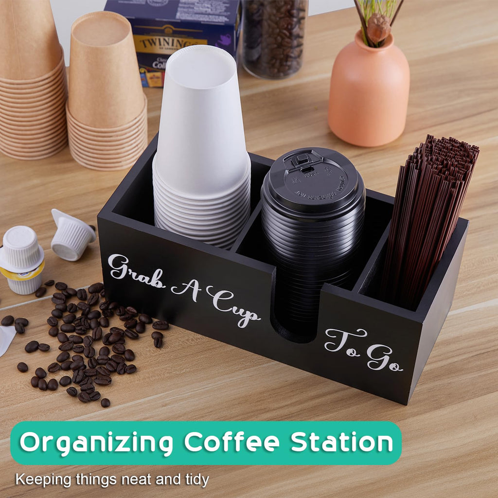 Wood Coffee Cup Holder for Countertop M883242