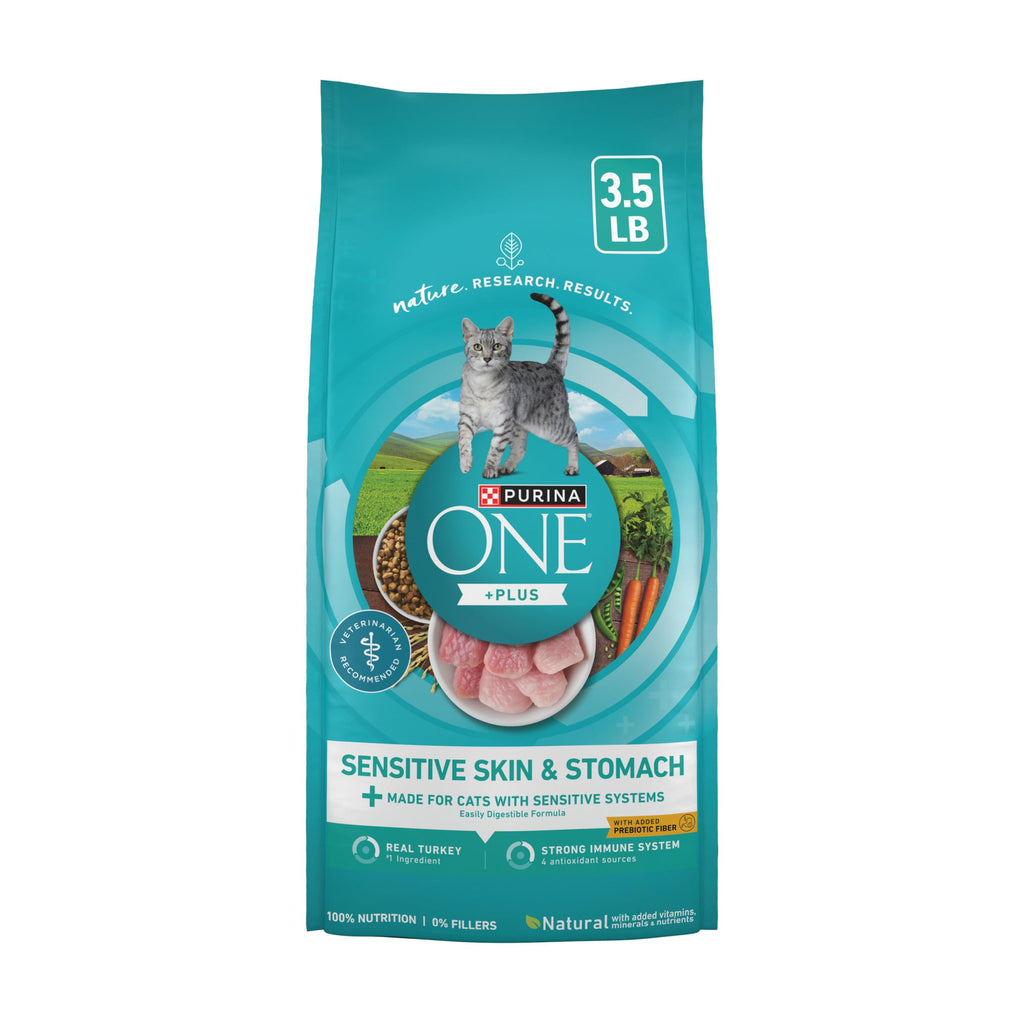 Sensitive Skin and Stomach Dry Cat Food 3.5 lb Bag F609545