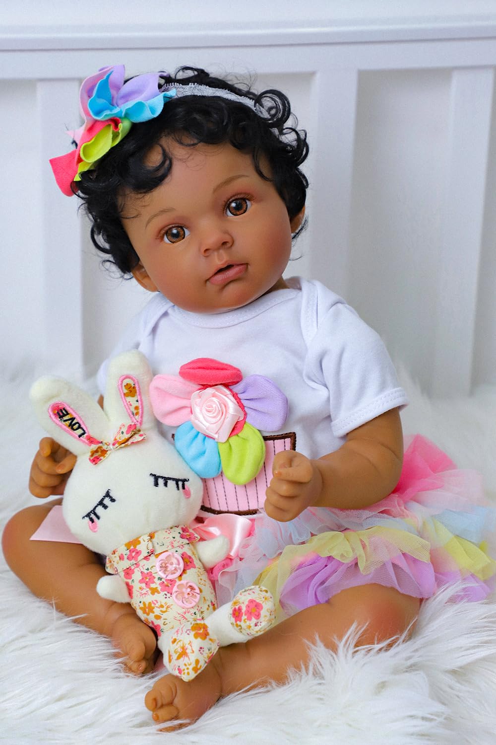Black 20 Inch Reborn Baby Doll G44729