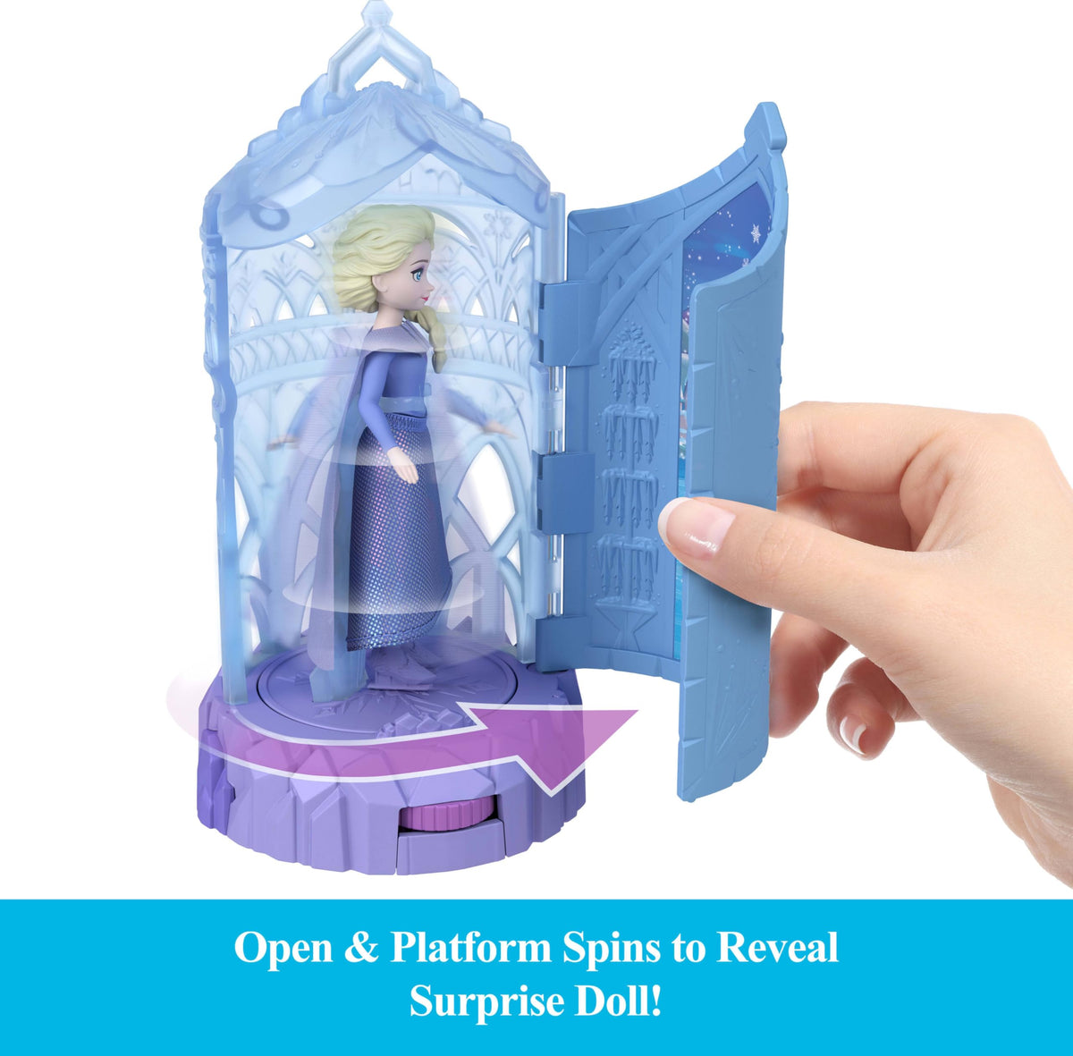 Small Dolls & Mini Castle Playsets with Spinning Doll Reveal A632