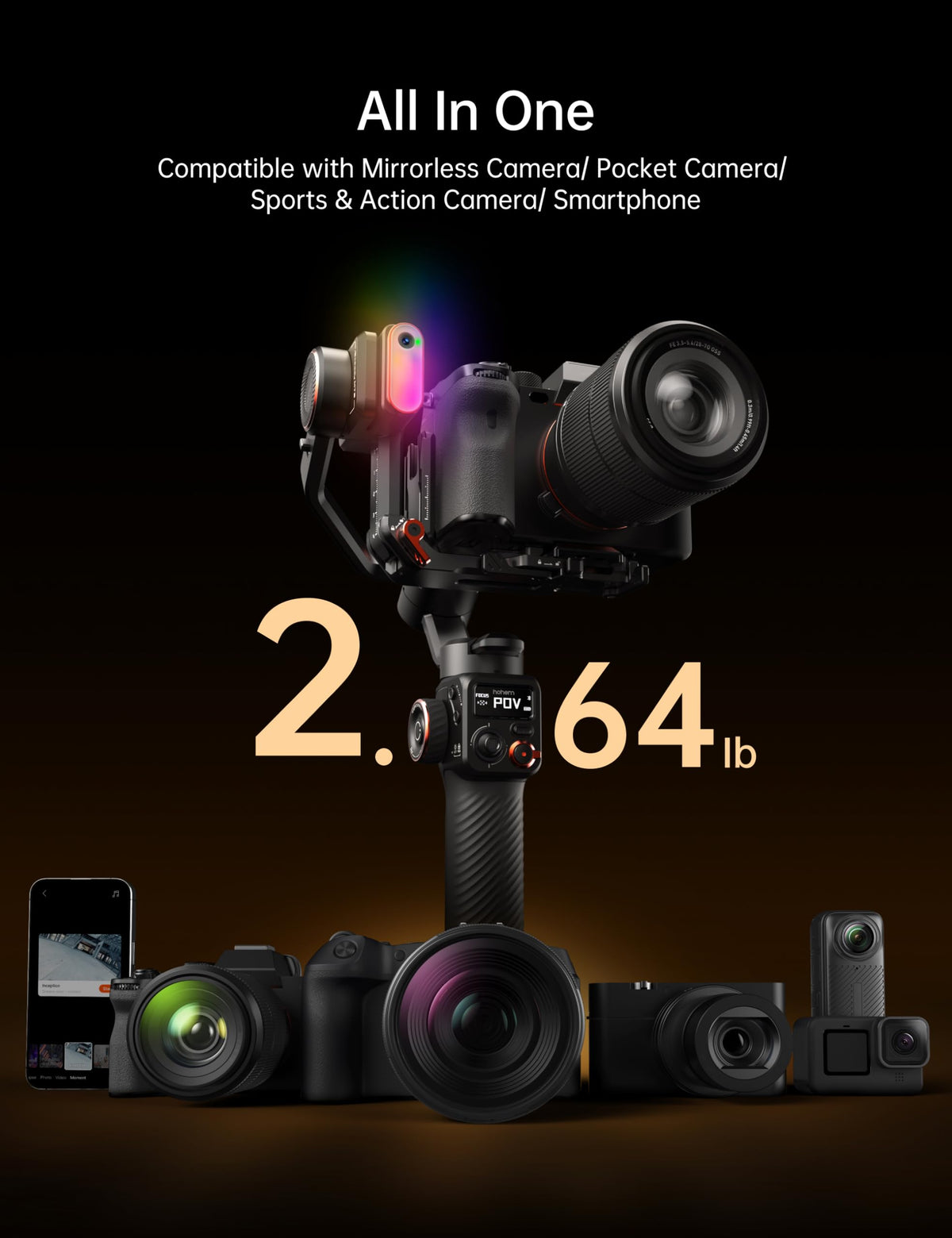 3-Axis Camera Gimbal Stabilizer A115440