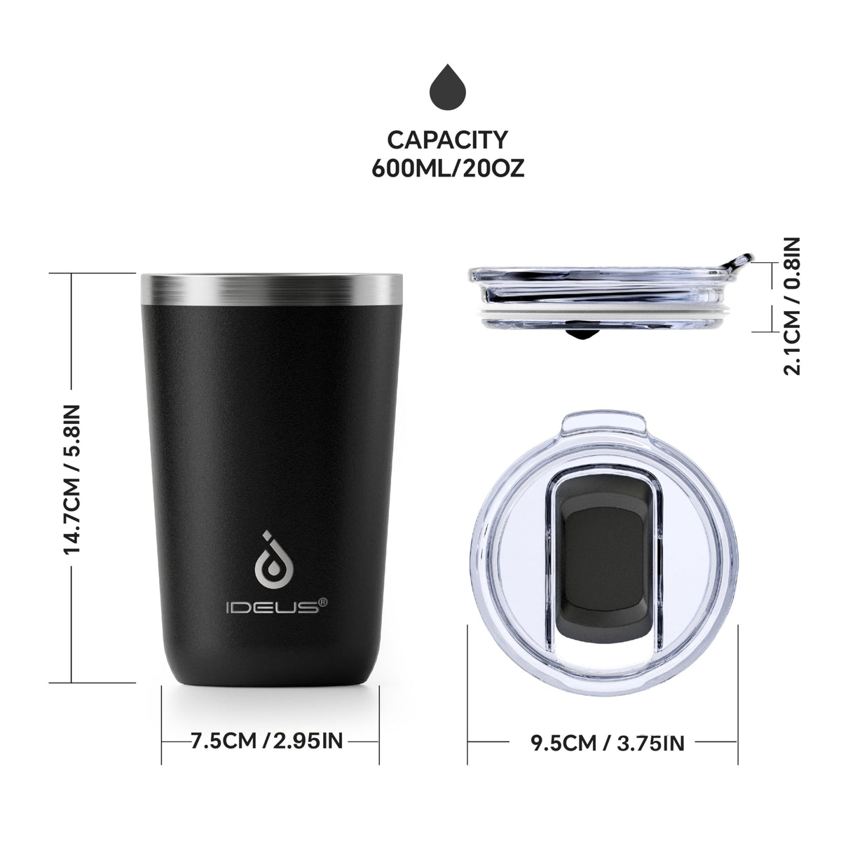 20 oz Stainless Steel Insulated Tumbler H279113