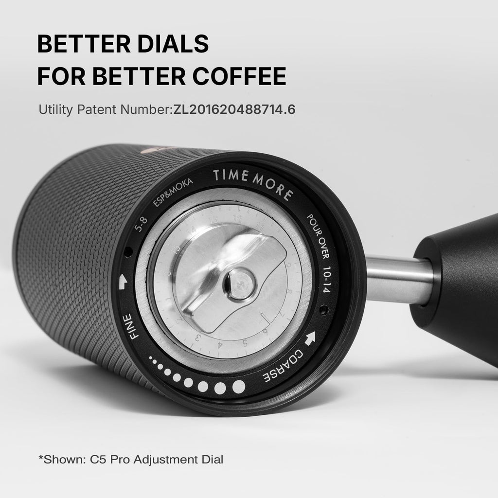 Manual Coffee Grinder with Conical Burr, Portable Hand Coffee Mill, Black J85275