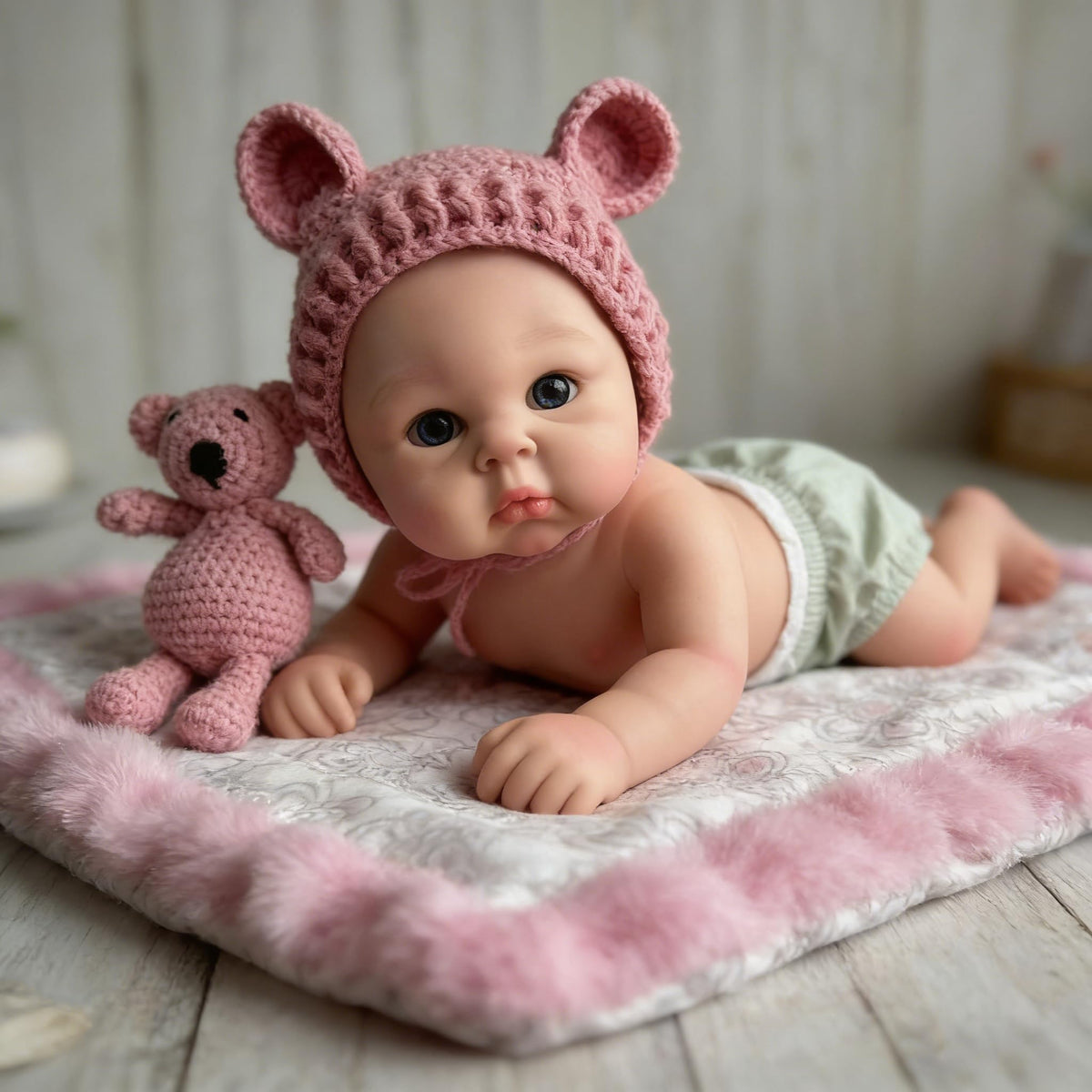 20 Inch 7Lbs Silicone Reborn Baby Dolls Girl S271