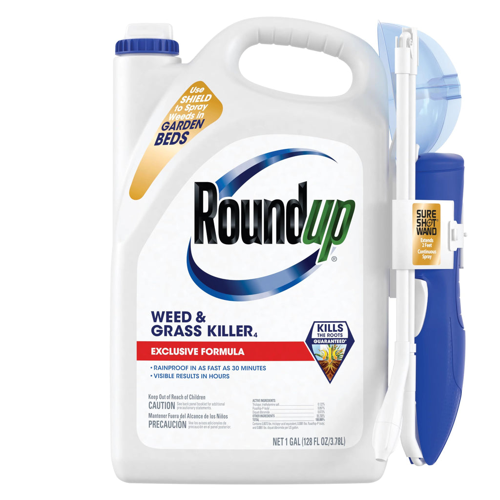 Roundup Weed & Grass Killer₄ with Sure Shot Wand, 1 gal. D366