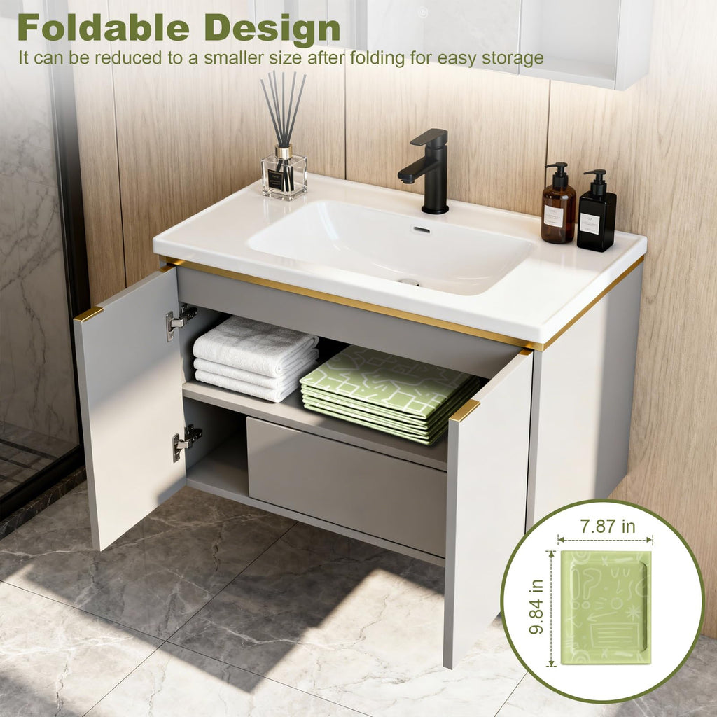 Foldable Dog Bathtub with Side Drain Plug B409920