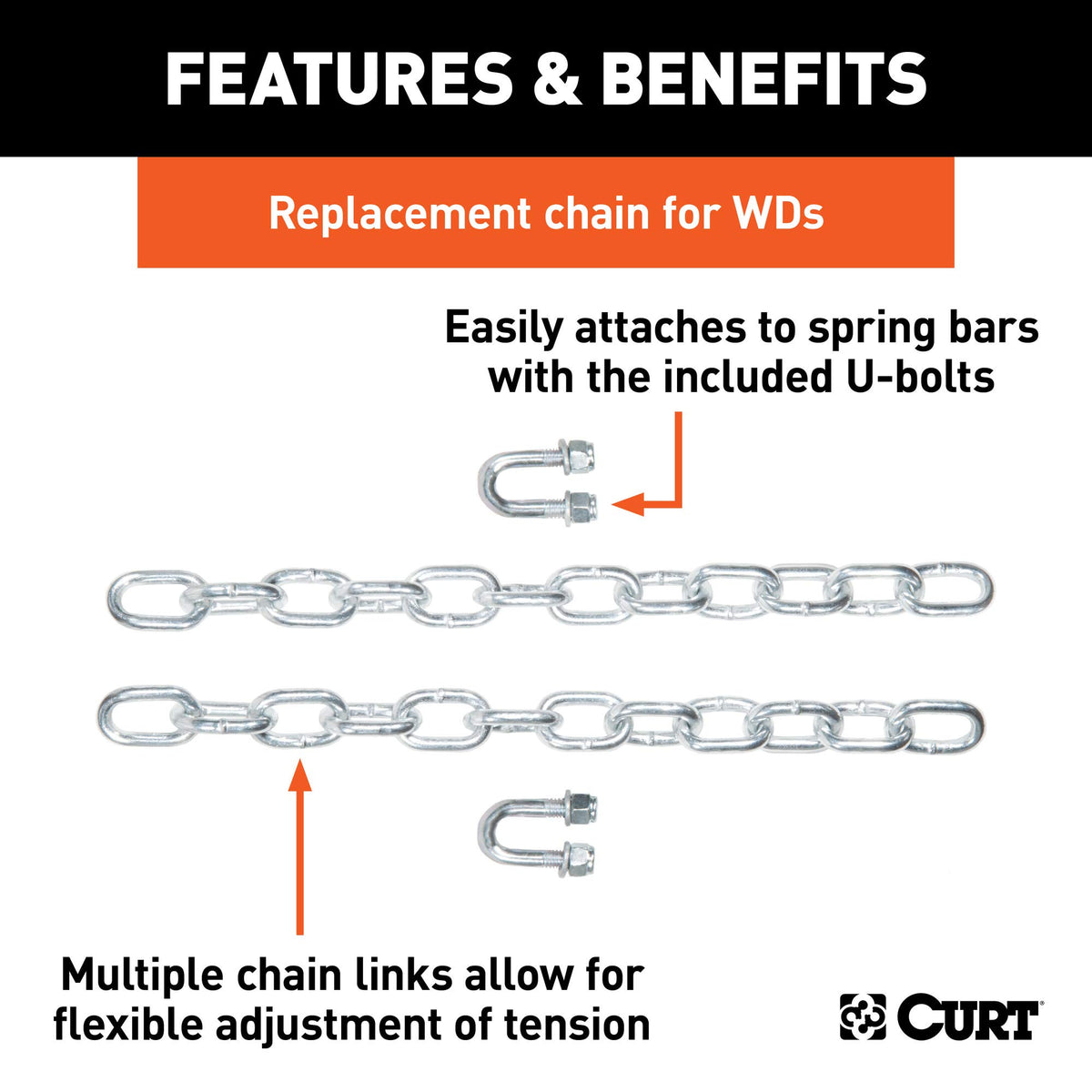 Replacement Weight Distribution Hitch Chain Kit R448