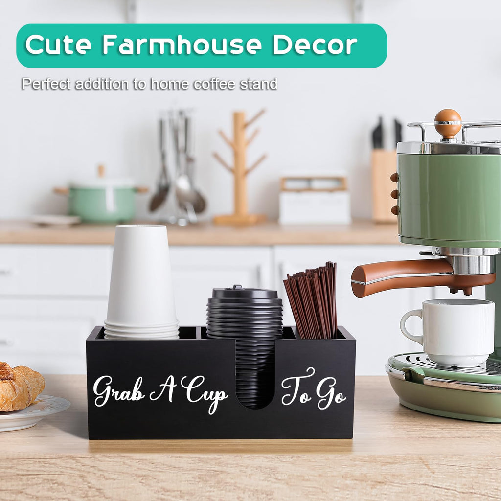 Wood Coffee Cup Holder for Countertop M883242