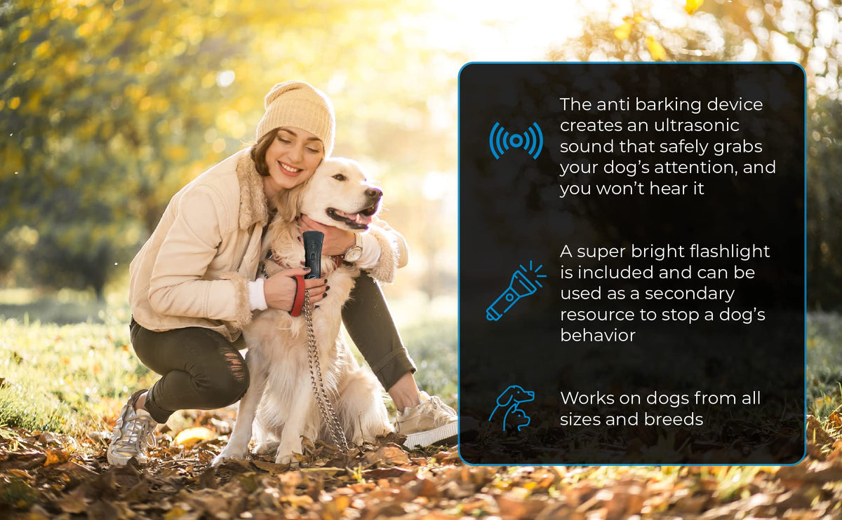 Ultrasonic Dog Bark Deterrent & Behavior Corrector N765461