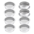 2 Inch Round Open Screen Vent Aluminum Mill Finish 8 Pack V63535