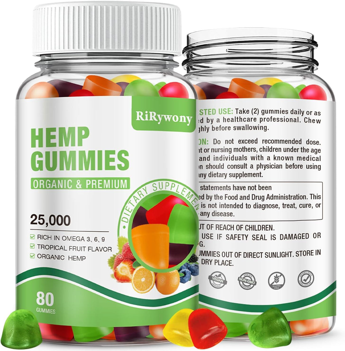 Hemp Gummies 80 Counts X638530