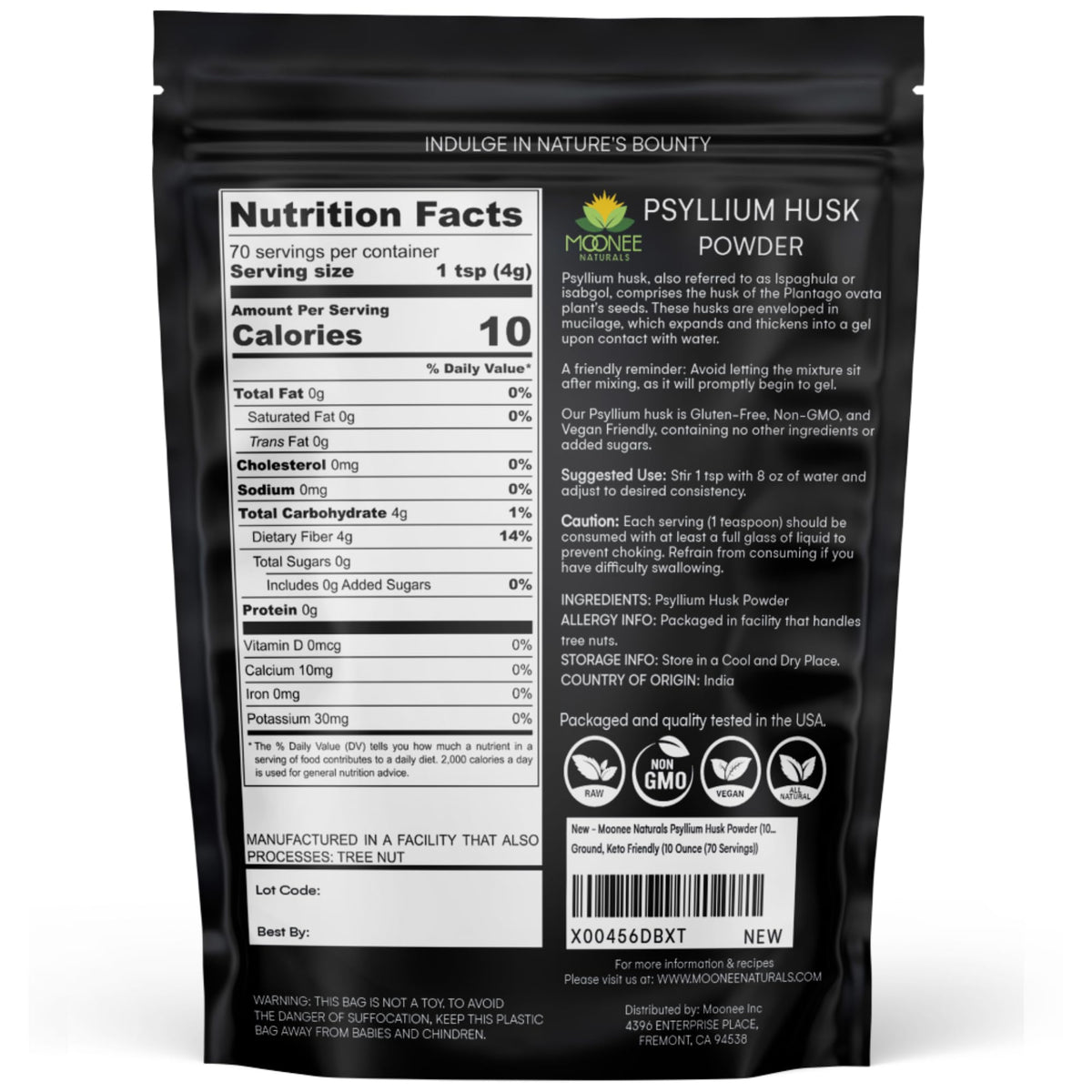 Psyllium Husk Powder 10 OZ M198