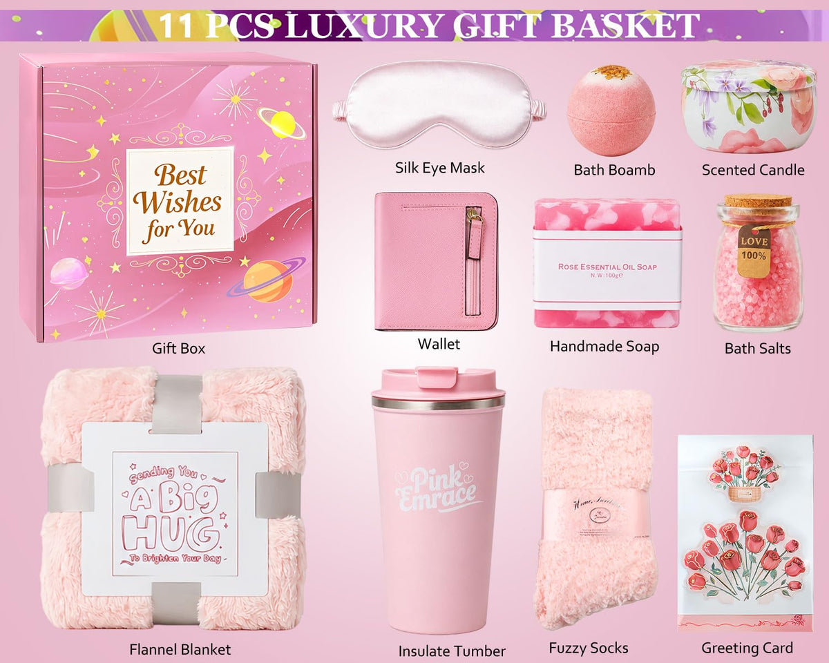 Pink Gift Basket Z1171
