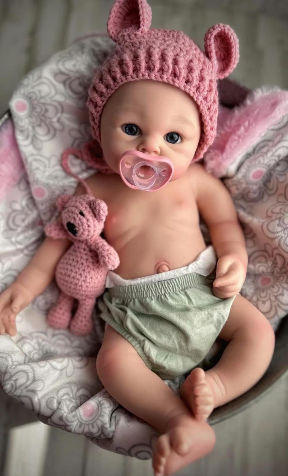20 Inch 7Lbs Silicone Reborn Baby Dolls Girl S271