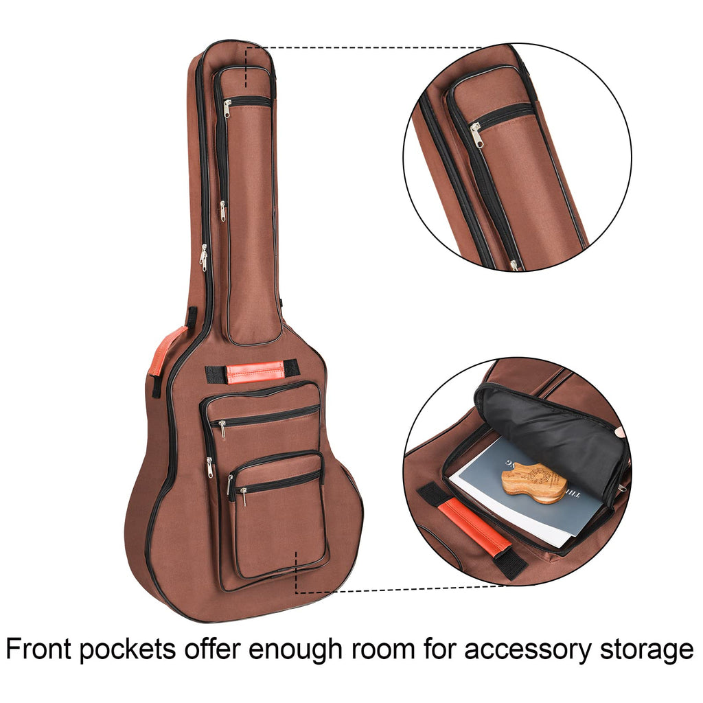 40 41 42 Inches 6 Pockets Waterproof Oxford Cloth Guitar Bag O234