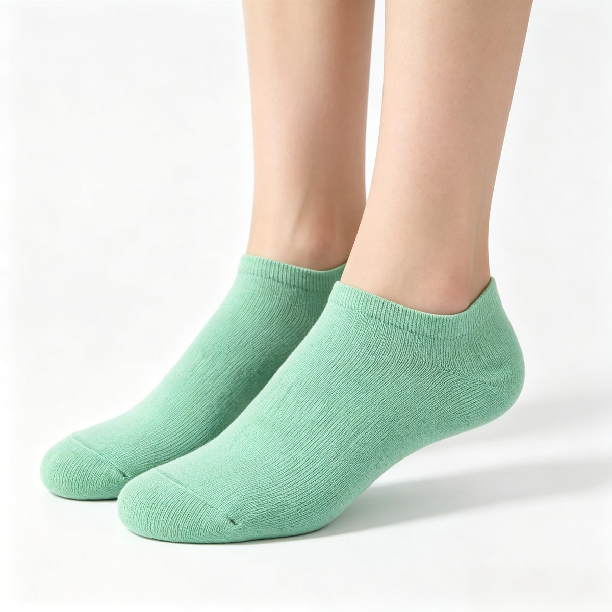 Women's Ankle Socks 6 Pairs Bamboo Viscose Seamless B394738